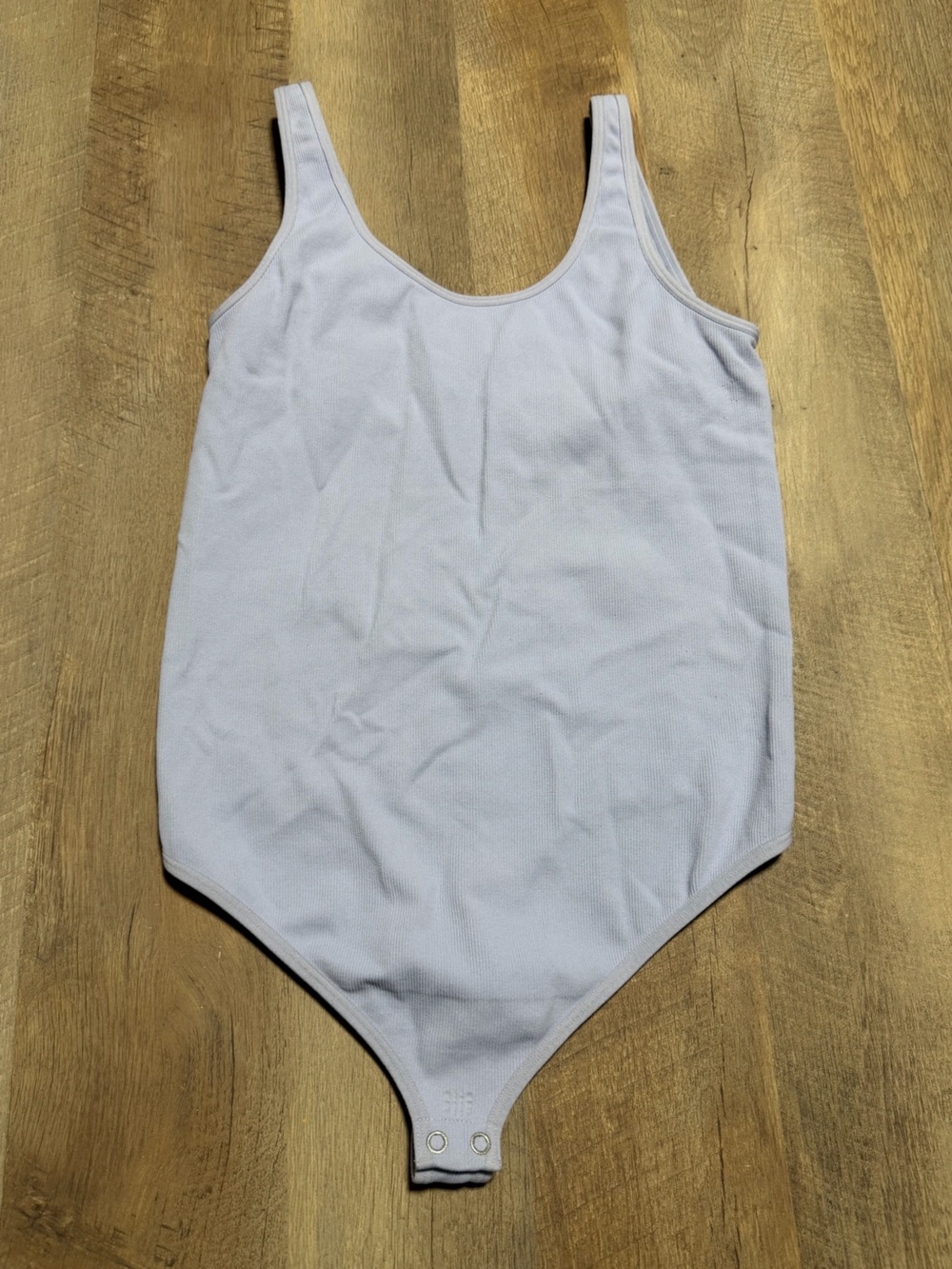 Hollister Gilly Hicks Seamless Ribbed Bodysuit Light Blue Size Medium